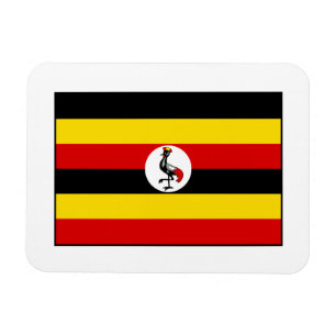 Ímã Uganda - bandeira do Ugandan