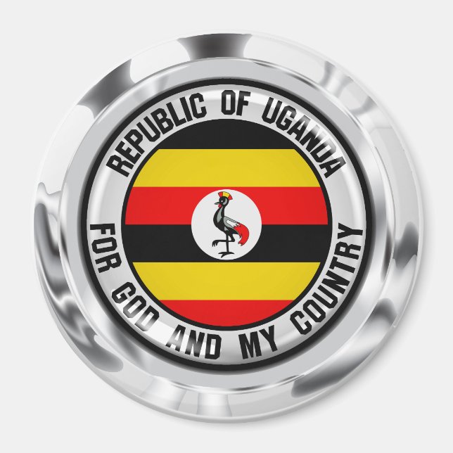 Imã Uganda Round Emblem (Frente)
