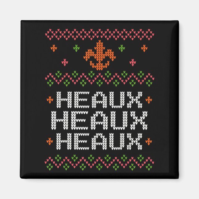 Imã Ugly Cajun Christmas Xmas New Orleans Southern Lou (Frente)