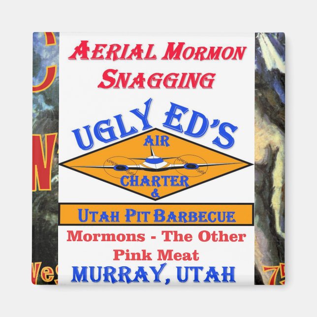 Imã Ugly Ed's Aerial Mormon Snagging Utah (Frente)