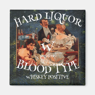 Imã Uísque Tipo Sanguíneo W positivo HG Hard Liquor