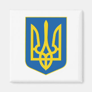 Imã Ukrainian Tryzub (Trident) - Coat of Arms  Magnet