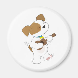 Imã Ukulele bonito do filhote de cachorro