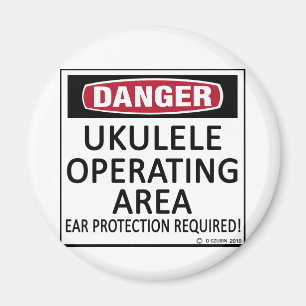 Imã Ukulele da área de funcionamento