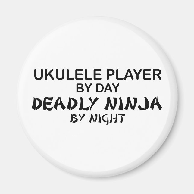 Imã Ukulele Deadly Ninja por Noite (Frente)