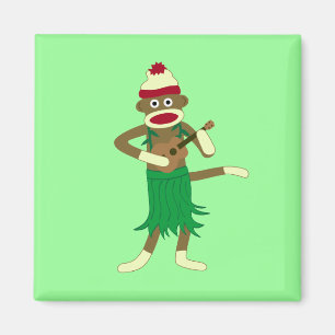 Imã Ukulele do macaco da peúga