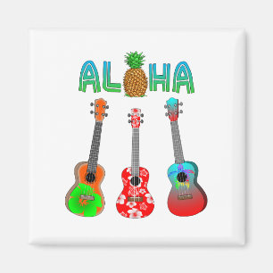 Imã Ukulele havaiano Aloha Havaí