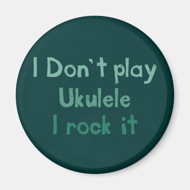 Imã Ukulele Rock It Magnet (Frente)