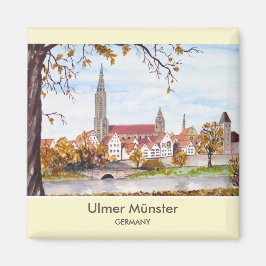 Imã Ulm Minster Alemanha: Pintura de Farida Greenfield