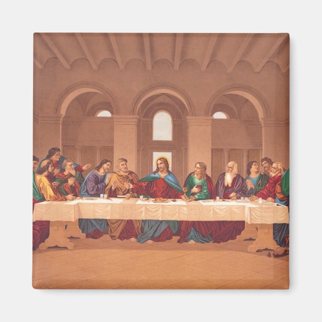 Imã Última Ceia de Jesus Cristo (Frente)