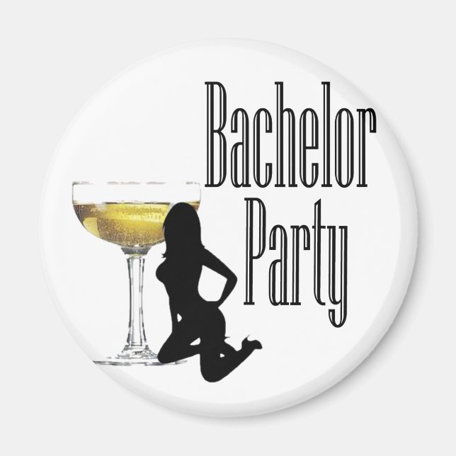 Imã Última festa de solteiro divertida de Fling (Frente)