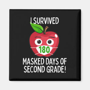 Imã Último Dia Da Escola 180 Dias Mascarados Do Segund