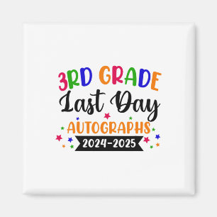 Imã Último Dia Da Escola Ano 2025 Autografo 3º Grau G