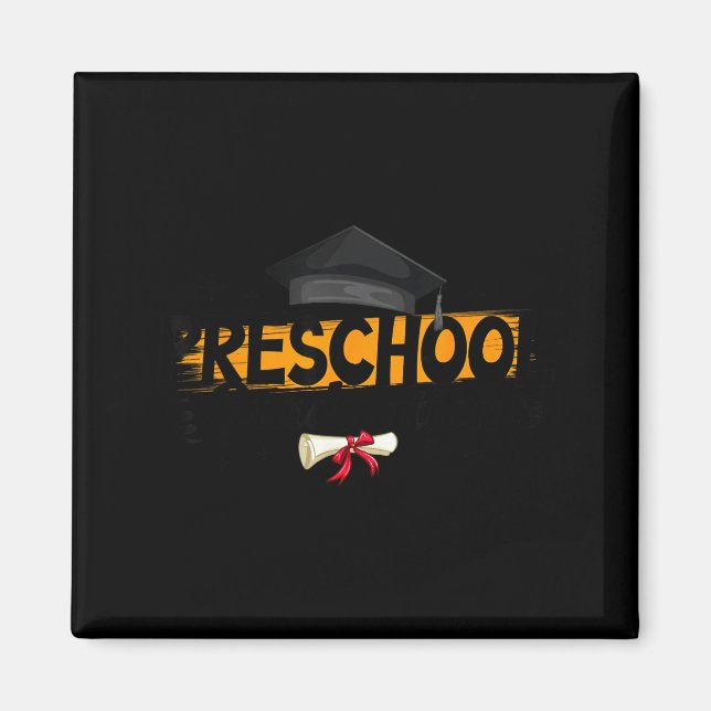Imã Último Dia de Aula Formatura Pré-Escolar Professor (Frente)