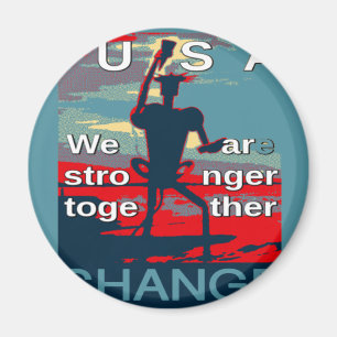 Imã Último slogan da campanha de Hillary Clinton para