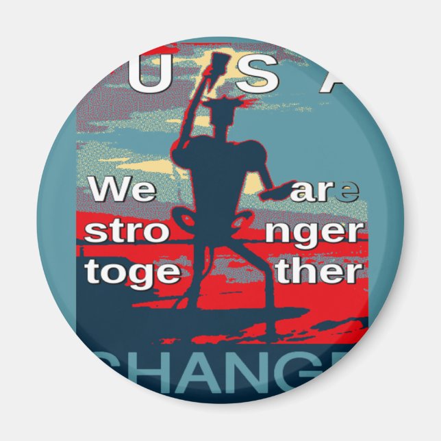 Imã Último slogan da campanha de Hillary Clinton para  (Frente)