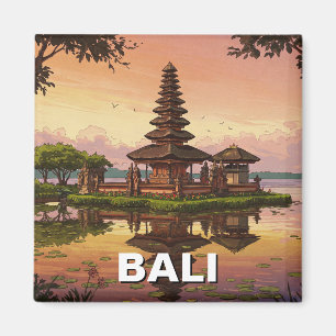 Imã Ulun Danu Temple Bali Indonésia Magnet