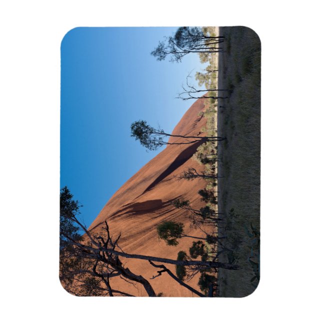 Ímã uluru e planície do deserto (Vertical)