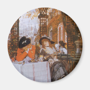 Imã Um almoço (Le Dejeuner) por James Tissot