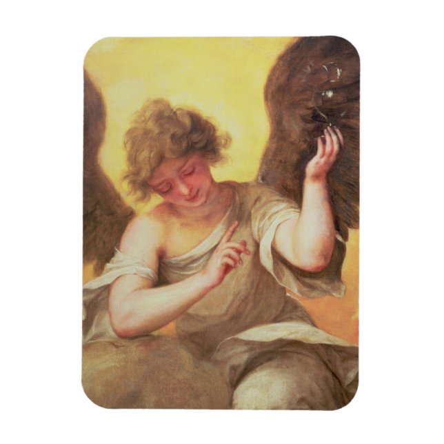 Ímã Um anjo segurando um vidro (Vertical)