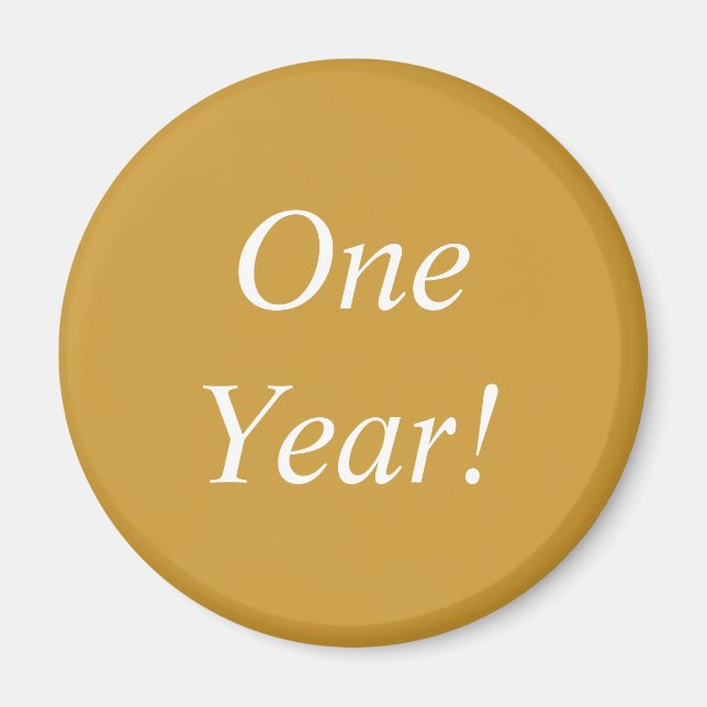 Imã Um ano de NC Magnet! (Frente)