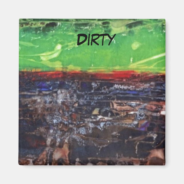 Imã "Um Ano No País", Abstrato (Frente)