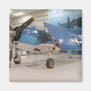 Imã Um avião de combate F-6F Hellcat da Segunda Guerra