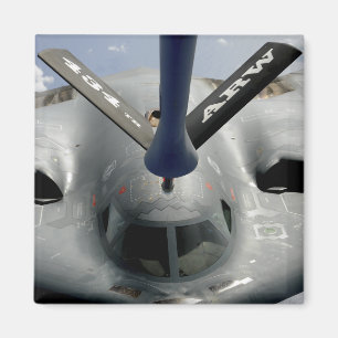 Imã Um avião do espírito B-2 que obtem em posição