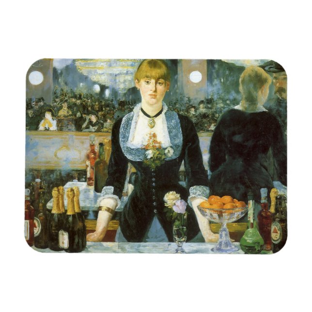 Ímã Um Bar na Folies Bergere, de Edouard Manet (Horizontal)