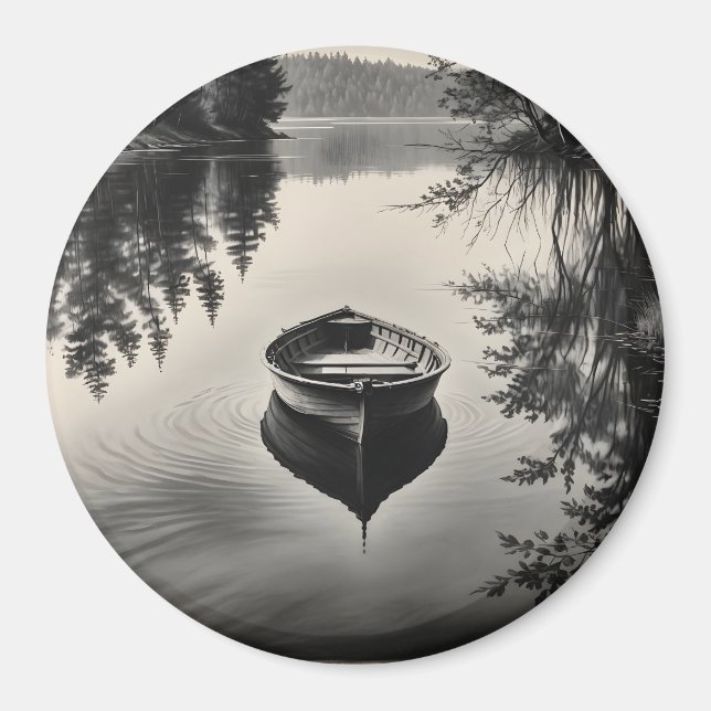 Imã Um barco no rio (Frente)