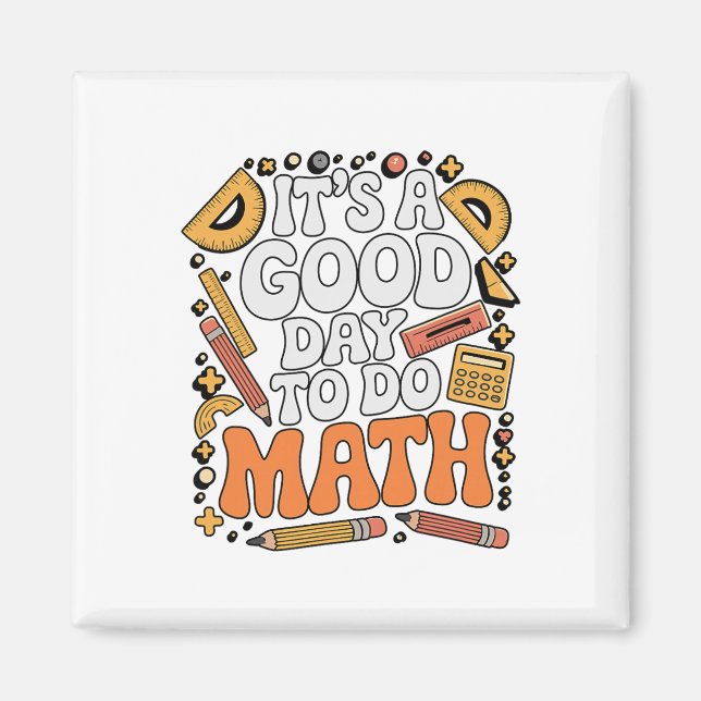 Imã Um Bom Dia Para Fazer Matemática Professor Amante  (Frente)
