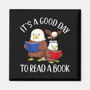 Imã Um Bom Dia Para Ler Uma Águia Bibliotecária Livros
