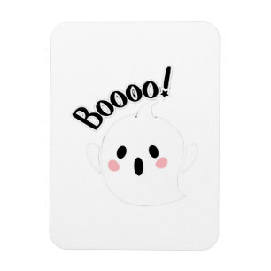 Ímã Um Boo Branco Fofo Criativo Casual