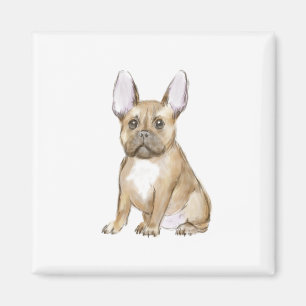 Imã Um cachorrinho francês adorável