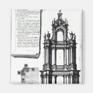 Imã Um campanile projetado para St Peter, Roma