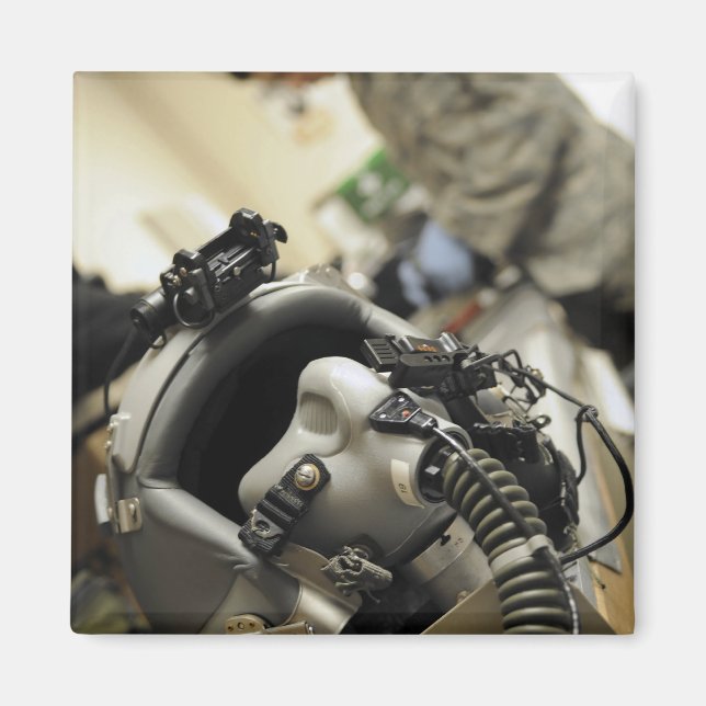 Imã Um capacete de tripulante de voo totalmente montad (Frente)