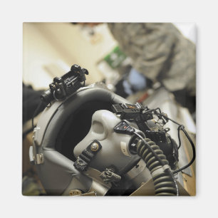 Imã Um capacete inteiramente montado do grupo de vôo