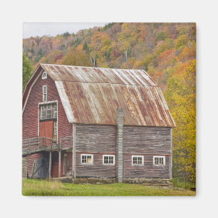 Imã Um celeiro nas Montanhas Verdes de Vermont. Hancoc