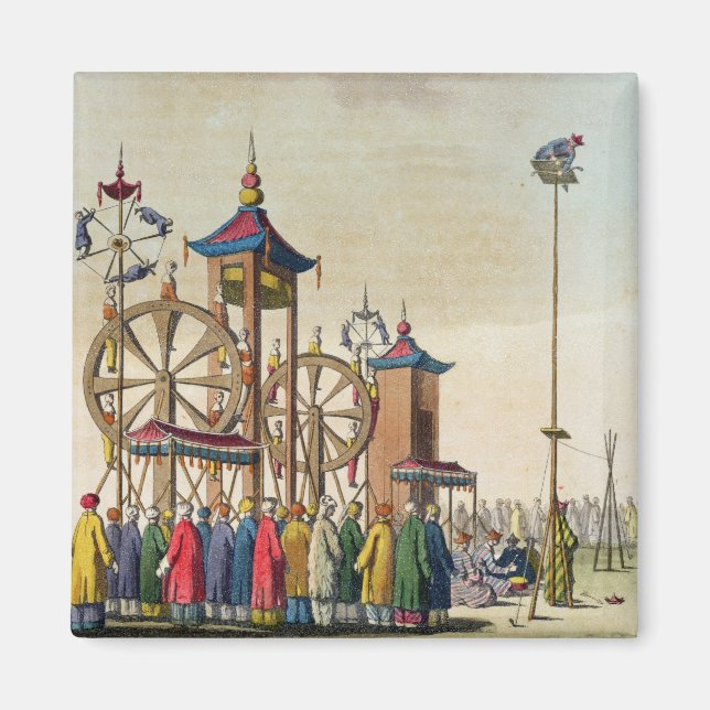 Imã Um circo chinês, ilustração de Le Costume An (Frente)