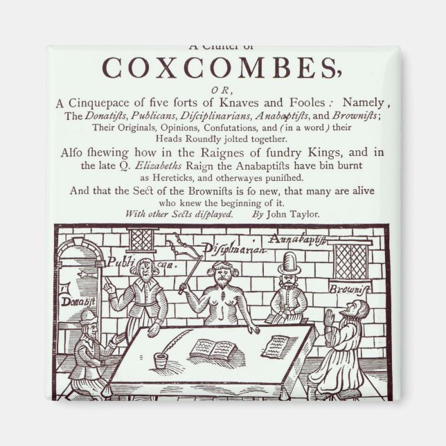 Imã Um Cluster de Coxcombes' de John Taylor (Frente)