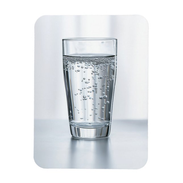 Ímã Um copo de espumante (Vertical)