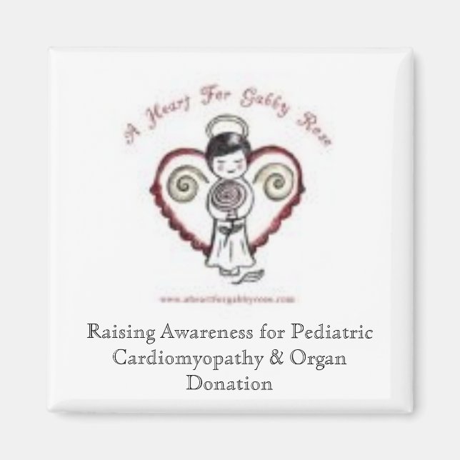 Imã Um Coração para Gabby Rosa (Frente)