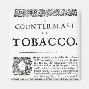 Imã Um Counterblast ao tabaco