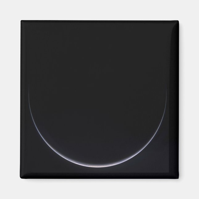 Imã Um crescente iluminado pelo sol da Terra (Frente)