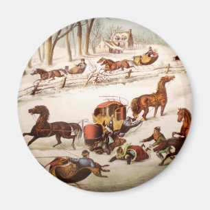 Imã Um Derramar Fora do Magnete de Neve