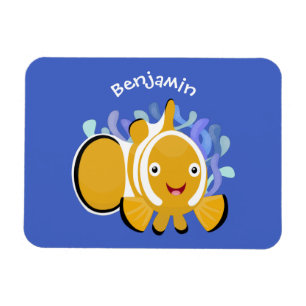 Ímã Um desenho animado de animação de peixe-palhaça