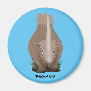 Imã Um desenho animado de Rinoceronte elasmotherium