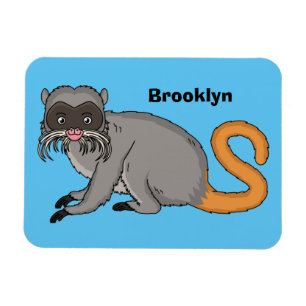 Ímã Um desenho animado do Imperador Bonito Tamarin