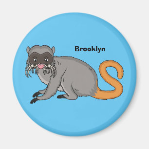 Imã Um desenho animado do Imperador Bonito Tamarin