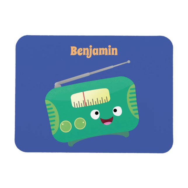 Ímã Um desenho animado e divertido (Horizontal)